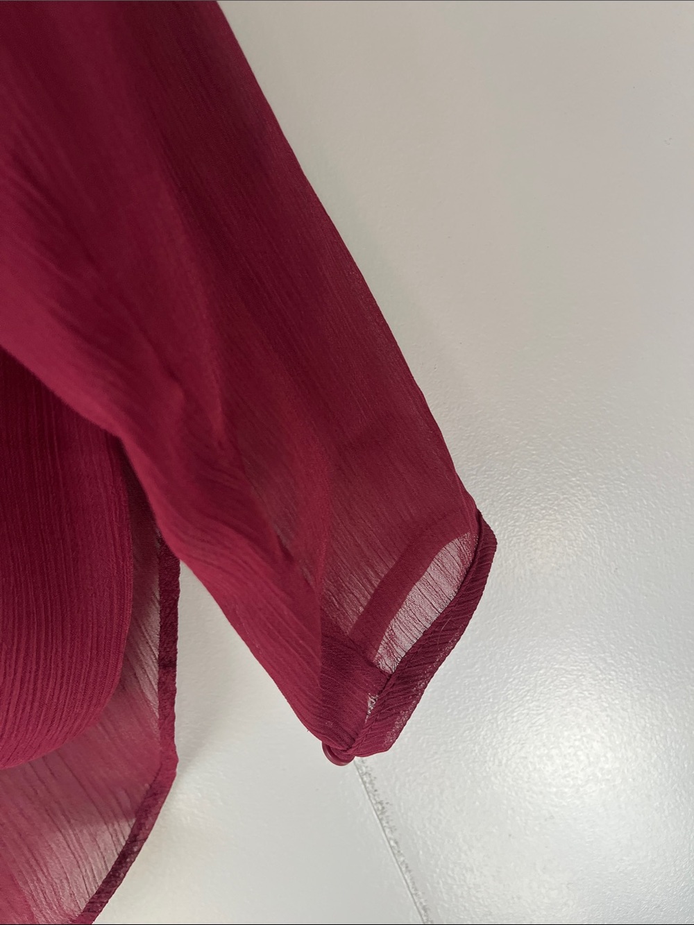 Banana Republic Raspberry Wrap-Front Blouse - Picture 6 of 11